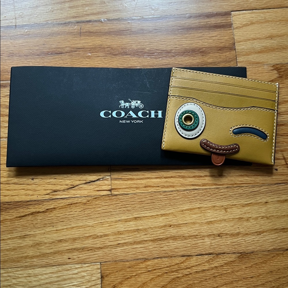 Coach Limited Edition Coachies Card Case - Winkie